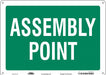 Safety Sign 10 in x 14 in Aluminum