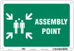 Safety Sign 7 in x 10 in Aluminum