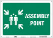 Safety Sign 10 in x 14 in Polyethylene