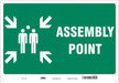 Safety Sign 14 in x 20 in Polyethylene
