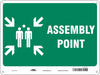 Safety Sign 18 in x 24 in Polyethylene