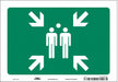 Safety Sign 7 in x 10 in Vinyl