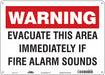 Safety Sign 10 in x 14 in Aluminum