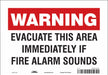 Safety Sign 7 in x 10 in Vinyl