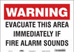 Safety Sign 10 in x 14 in Vinyl