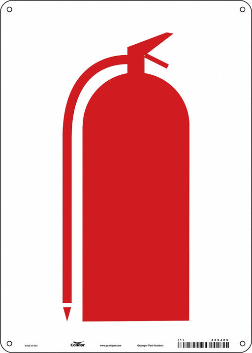 Safety Sign 14 in x 10 in Polyethylene