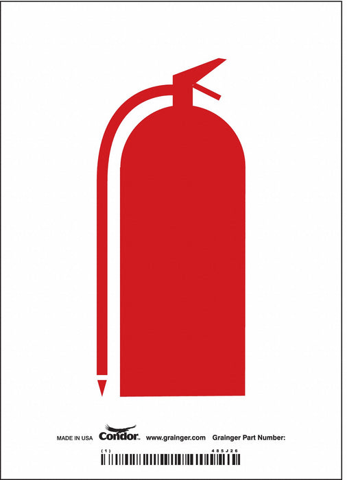 Safety Sign 7 in x 5 in Vinyl