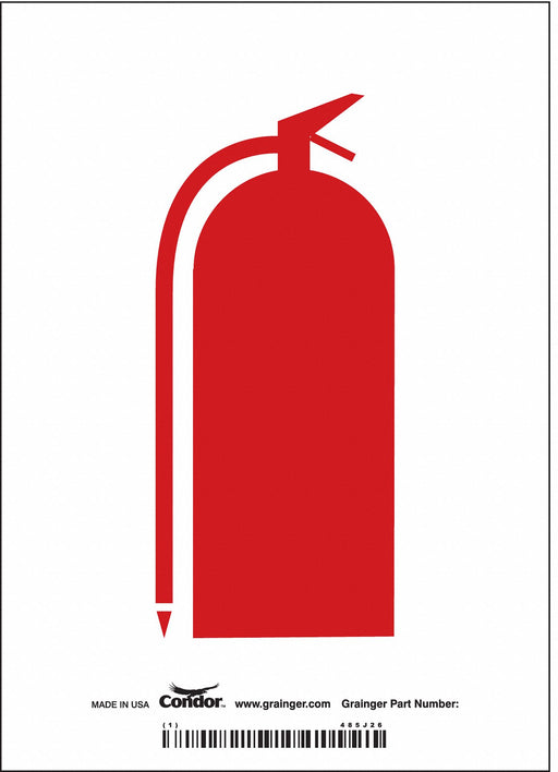 Safety Sign 7 in x 5 in Vinyl