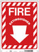 Safety Sign 12 in x 9 in Aluminum