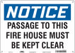 Safety Sign 10 in x 14 in Aluminum