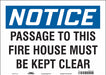 Safety Sign 10 in x 14 in Vinyl