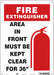 Safety Sign 14 in x 10 in Polyethylene