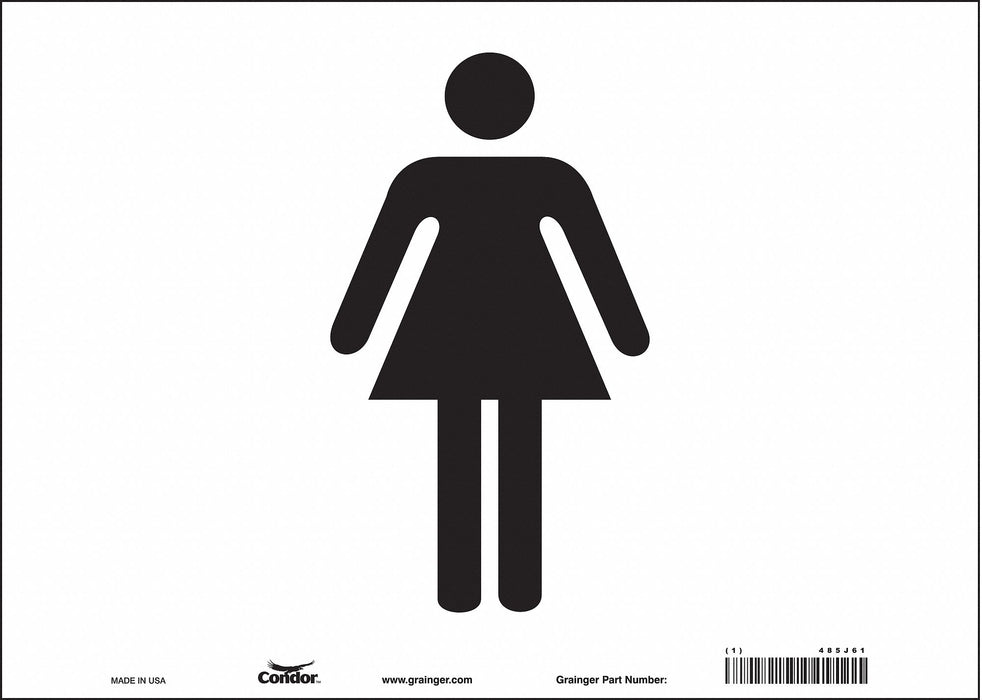 Safety Sign 10 in x 14 in Vinyl