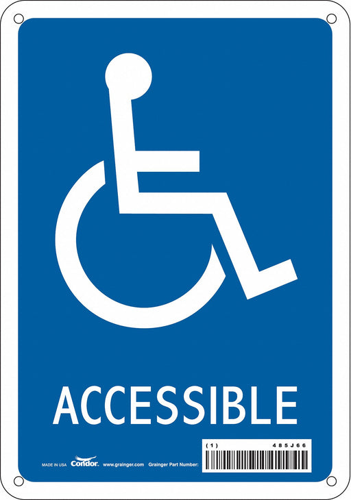 K1113 Safety Sign 10 in x 7 in Polyethylene