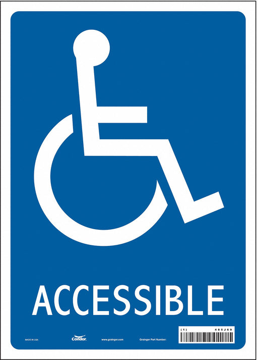 K1113 Safety Sign 14 in x 10 in Vinyl