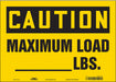 J8614 Safety Sign 10 in x 14 in Vinyl
