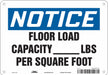 Safety Sign 7 in x 10 in Aluminum
