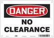 Safety Sign 7 in x 10 in Polyethylene