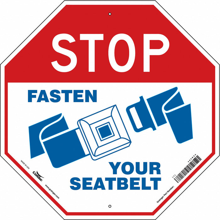 Safety Sign 24 in x 24 in Aluminum