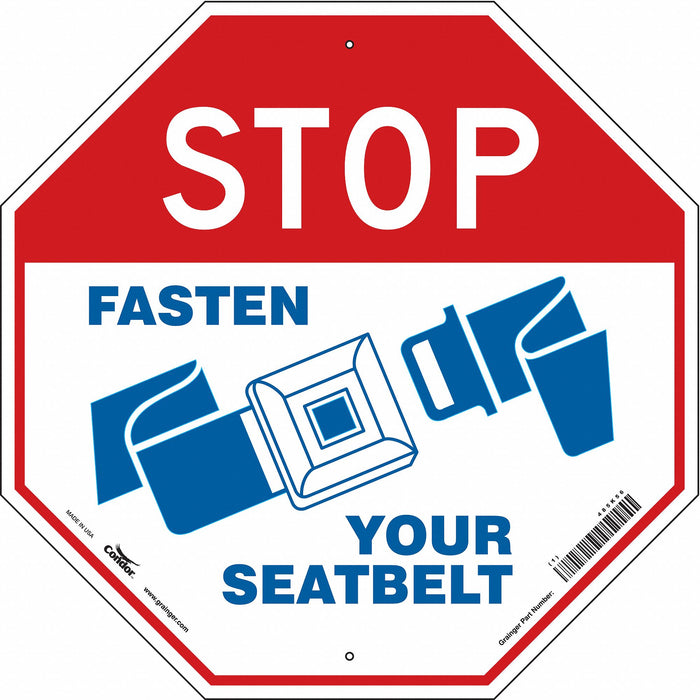 Safety Sign 24 inx24 in Polyethylene