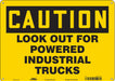 Safety Sign 10 inx14 in Aluminum
