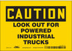 Safety Sign 5 in x 7 in Vinyl