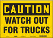 Safety Sign 10 in x 14 in Vinyl