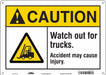 Safety Sign 10 in x 14 in Aluminum