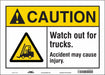 Safety Sign 10 in x 14 in Vinyl