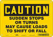 Safety Sign 7 in x 10 in Aluminum