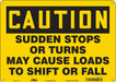 Safety Sign 10 inx14 in Aluminum