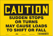 Safety Sign 7 inx10 in Vinyl