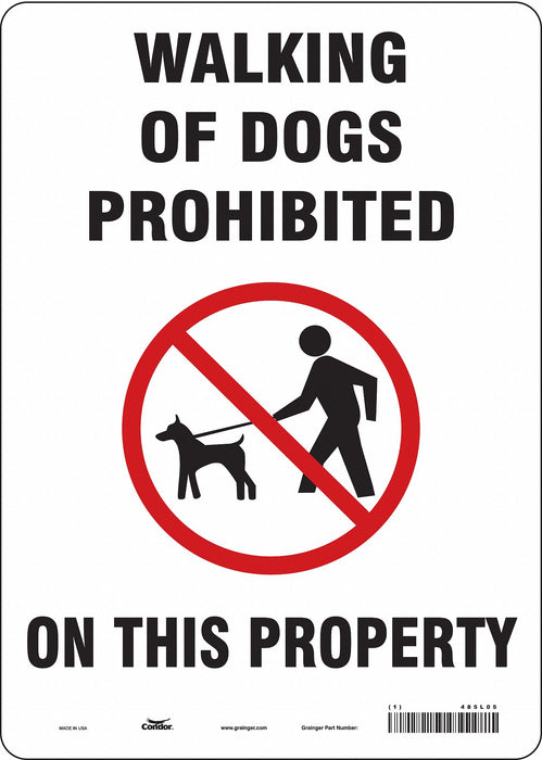 Safety Sign 14 in x 10 in Aluminum
