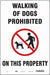 Safety Sign 18 in x 12 in Polyethylene