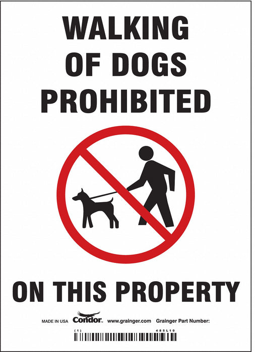 Safety Sign 7 in x 5 in Vinyl