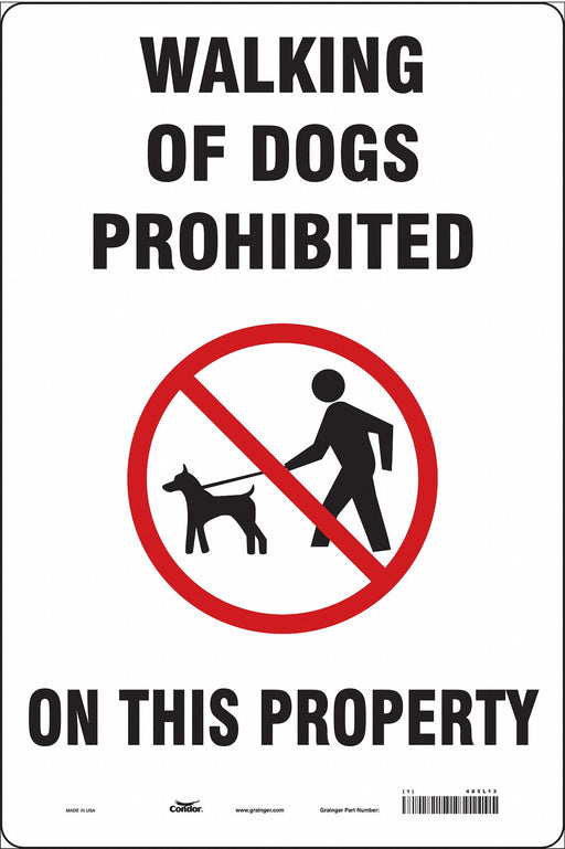 Safety Sign 18 in x 12 in Vinyl
