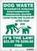Safety Sign 14 in x 10 in Polyethylene
