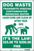 Safety Sign 18 in x 12 in Polyethylene