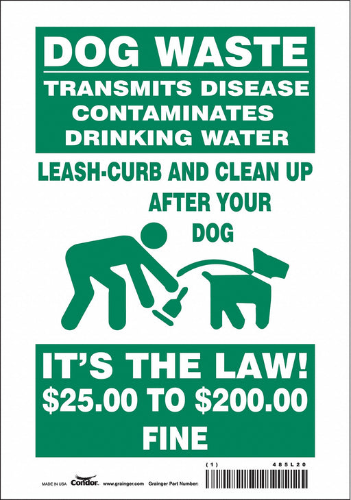 Safety Sign 10 in x 7 in Vinyl
