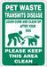 Safety Sign 10 in x 7 in Polyethylene