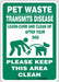 Safety Sign 14 in x 10 in Polyethylene