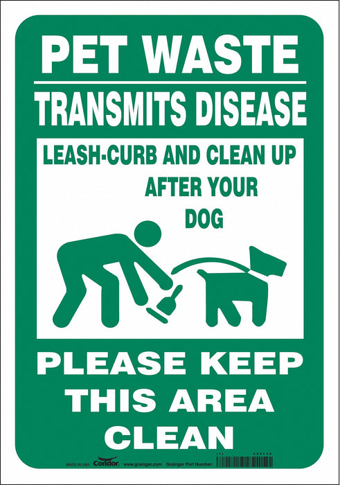 Safety Sign 10 in x 7 in Vinyl