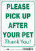 Safety Sign 10 in x 7 in Polyethylene
