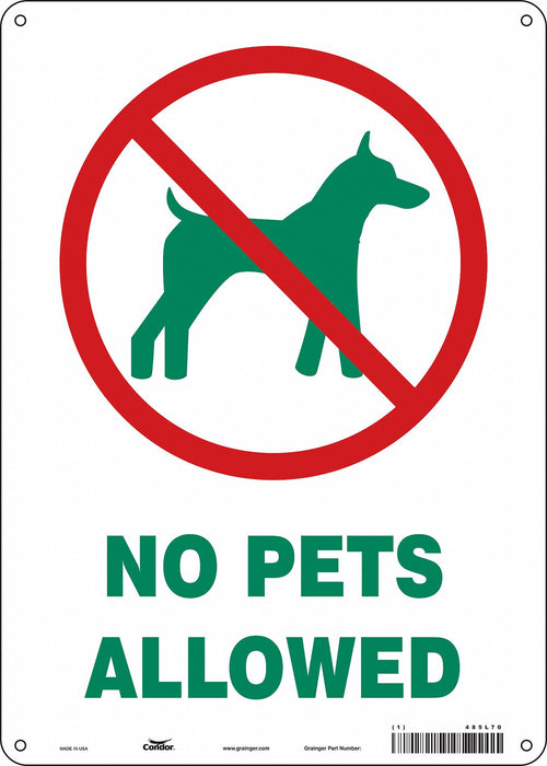 Safety Sign 14 in x 10 in Aluminum