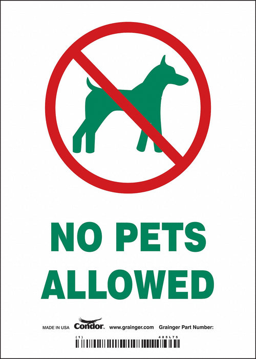 Safety Sign 7 in x 5 in Vinyl