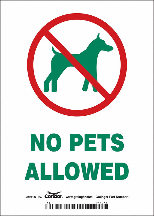 Safety Sign 7 in x 5 in Vinyl
