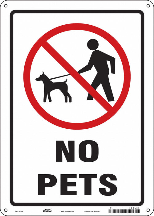 Safety Sign 14 in x 10 in Aluminum