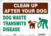Safety Sign 10 in x 14 in Aluminum