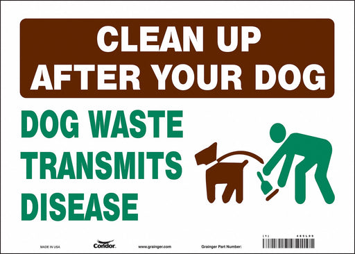 Safety Sign 10 in x 14 in Vinyl