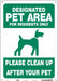 Safety Sign 14 in x 10 in Polyethylene
